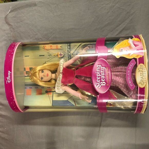 Disney Princess Aurora Porcelain Doll by Brass Key Keepsakes 12" NIB - Picture 3 of 4
